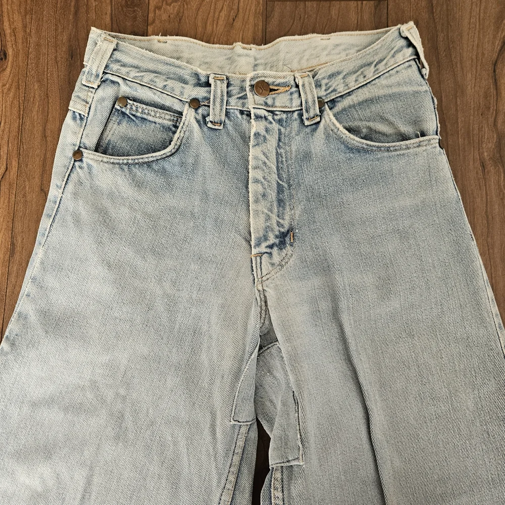 Light Blue Wide Leg Jeans - Picture 2 of 8